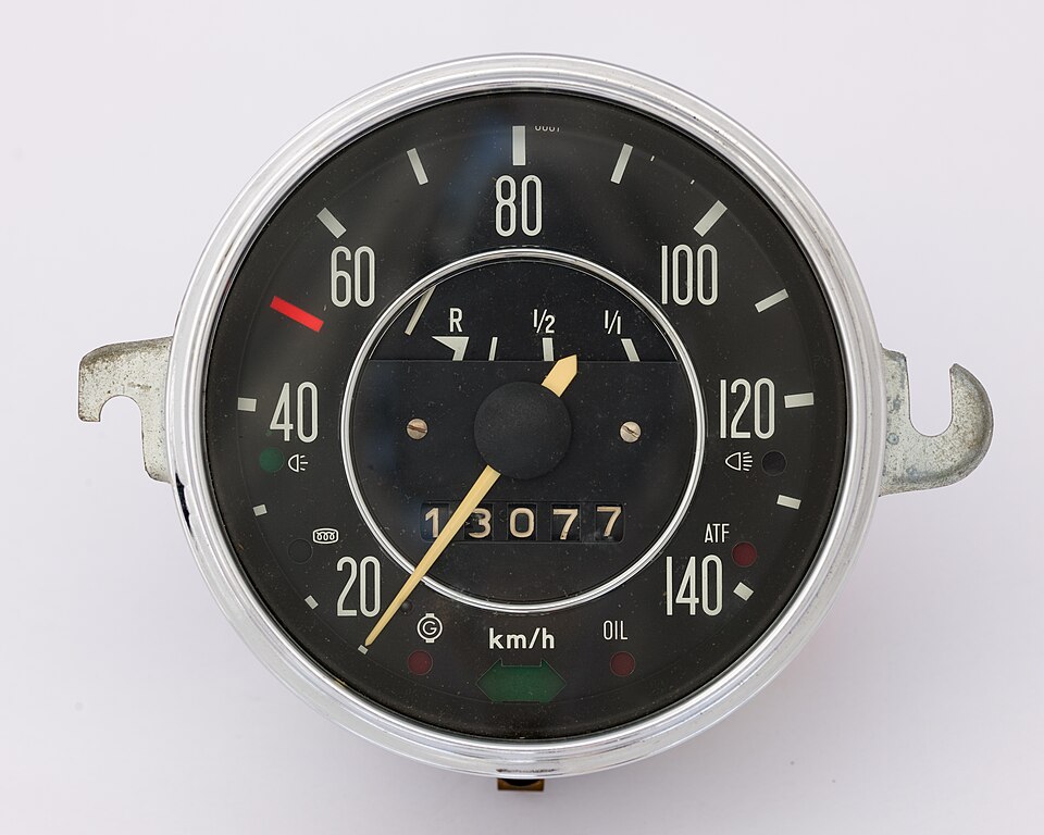 Car dashboard instrument cluster